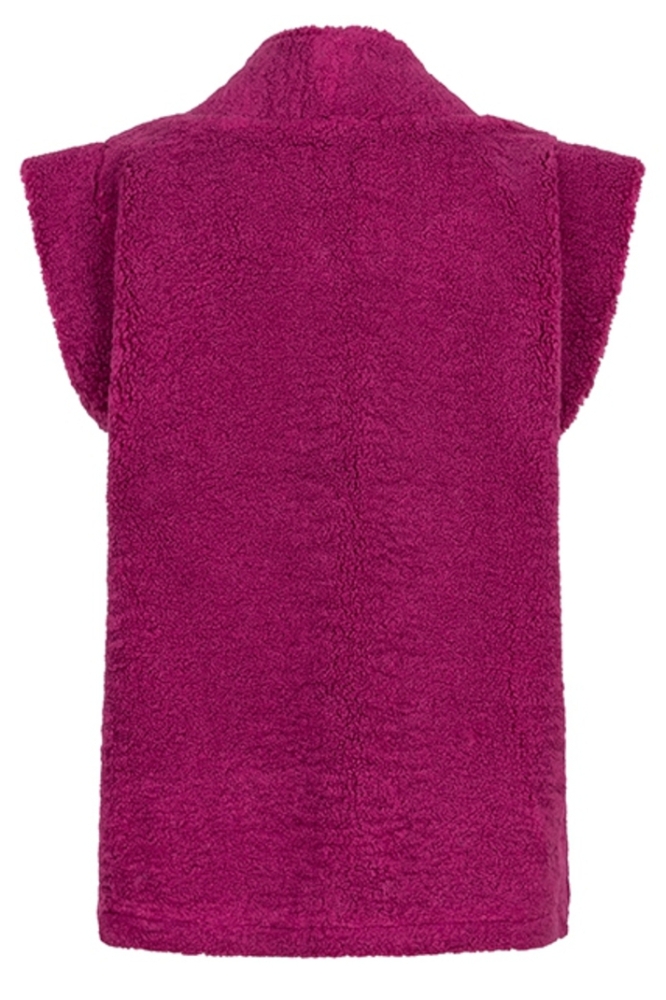 Lofty Manner paarse dames gilet | Achteraanzicht