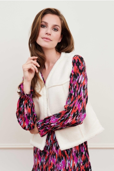 Lofty Manner Vest GILET MOIS QA49 1 100 white