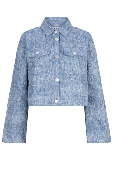 Lofty Manner Jas JACKET LIONA QC47 415 denim blue