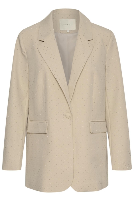 Kaffe beige dames blazer | Vooraanzicht