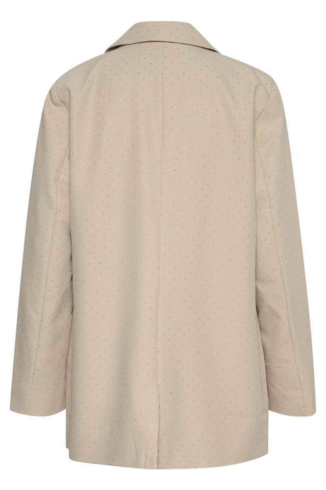 Kaffe beige dames blazer | Achteraanzicht