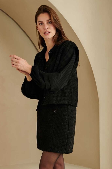 Lofty Manner GILET ROSALEE PI44 1 600 black