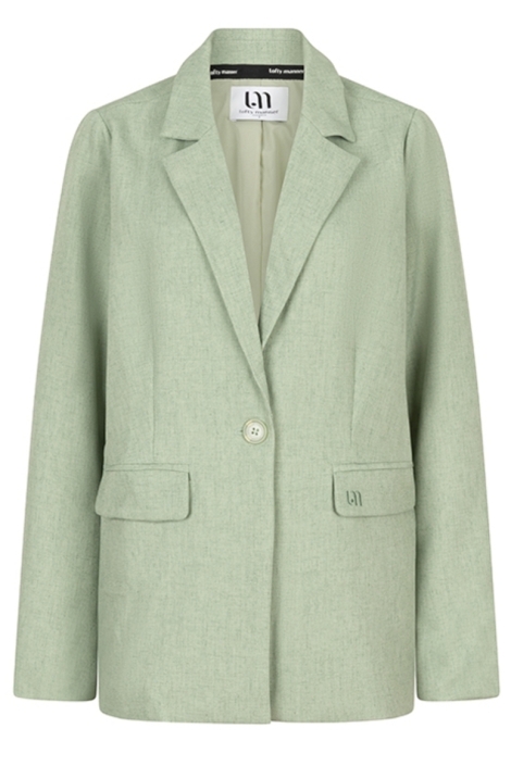 Lofty Manner groene dames blazer | Vooraanzicht