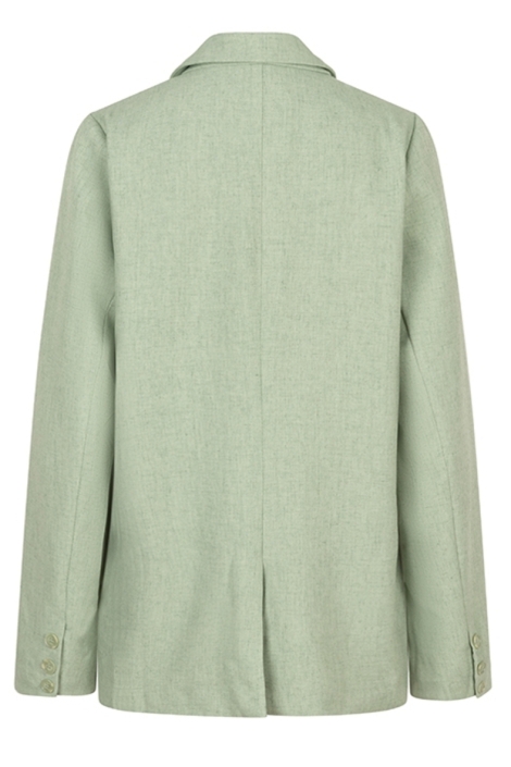 Lofty Manner groene dames blazer | Achteraanzicht