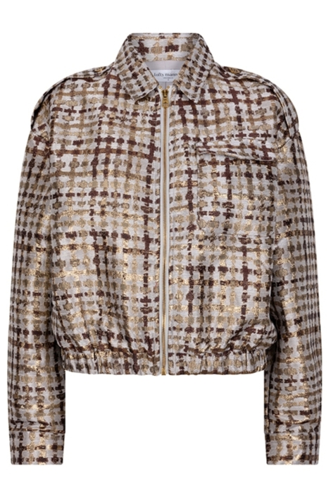 Lofty Manner bruine dames jas | Vooraanzicht