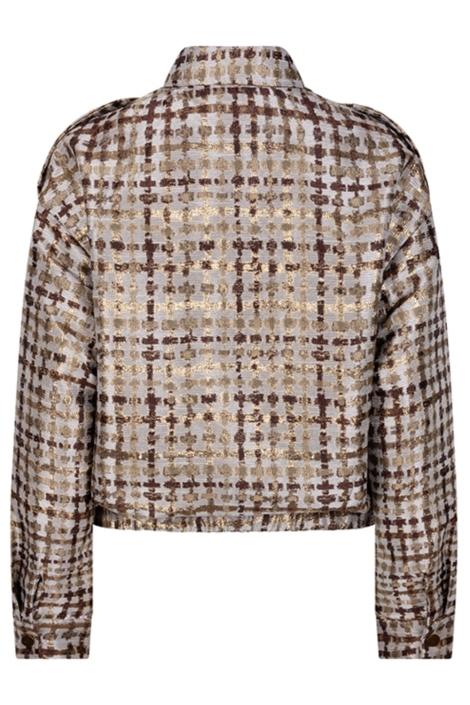 Lofty Manner bruine dames jas | Achteraanzicht