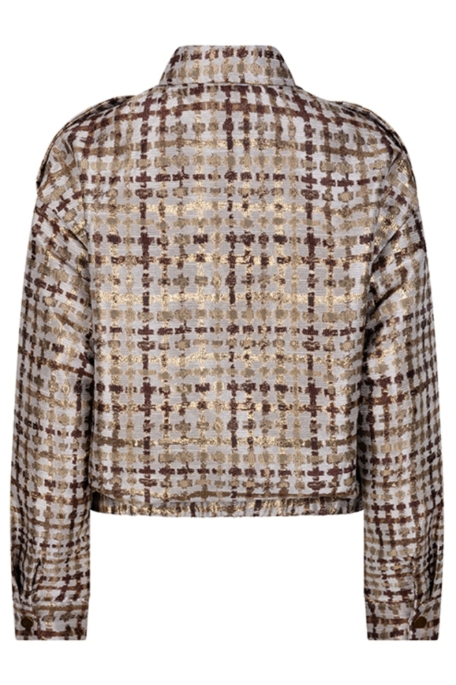 Lofty Manner bruine dames jas | Achteraanzicht