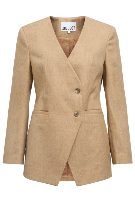 Object camel dames blazer | Vooraanzicht