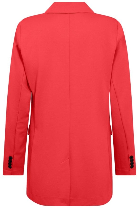 Freequent rode dames blazer | Achteraanzicht