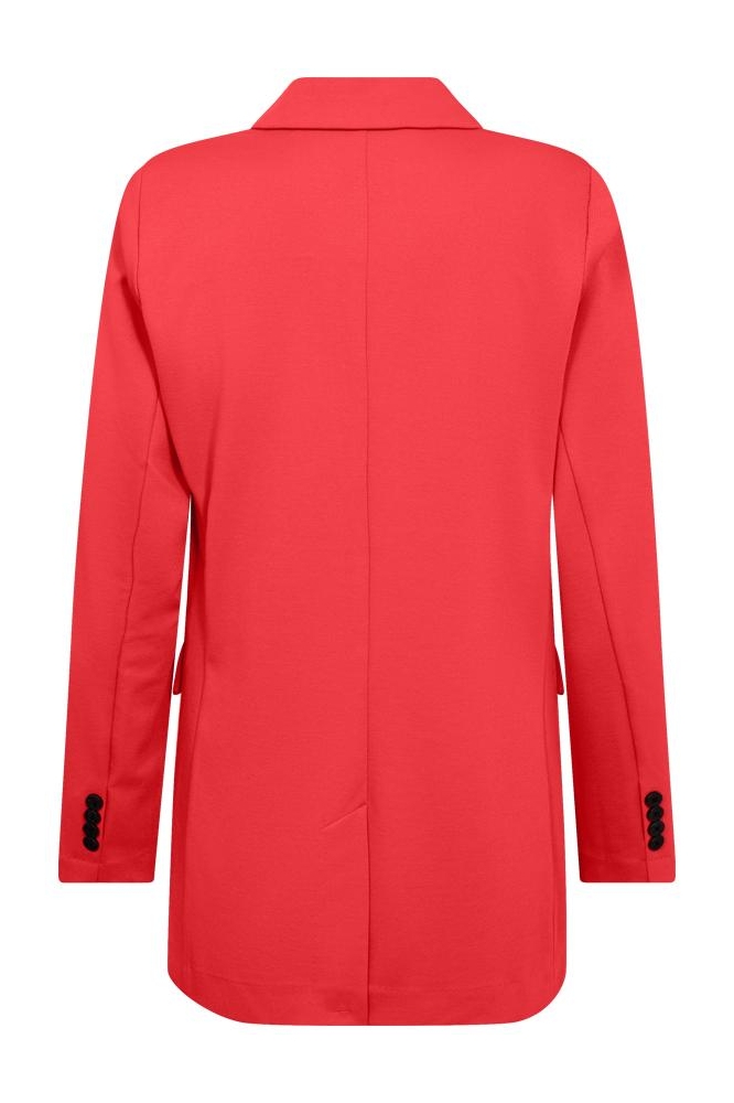 Freequent rode dames blazer | Achteraanzicht
