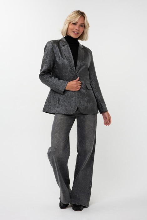 EsQualo grijze dames blazer | Model