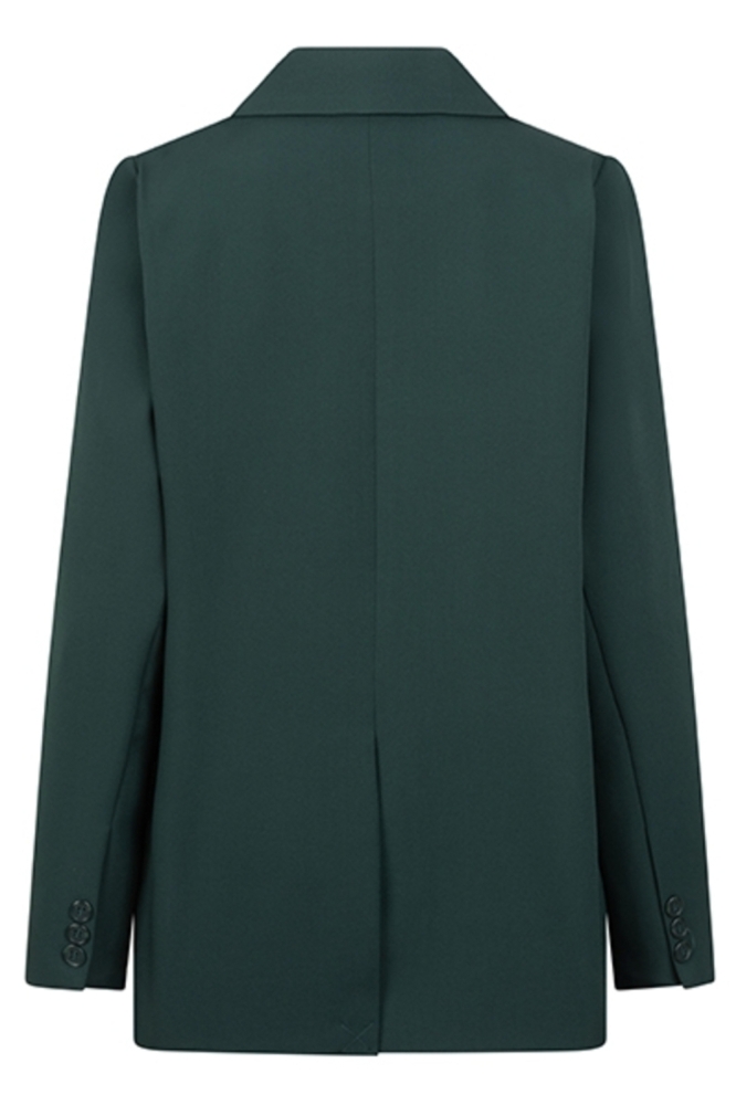 Lofty Manner groene dames blazer | Achteraanzicht