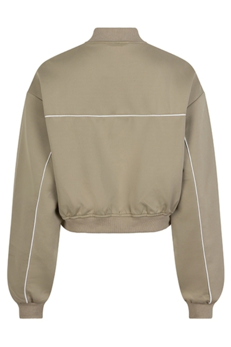 Lofty Manner groene dames jas | Achteraanzicht