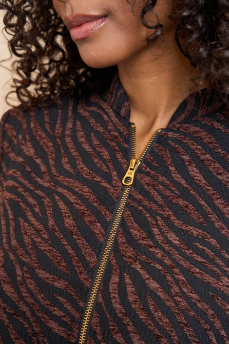 Lofty Manner bruine dames jas | Kleurstaal