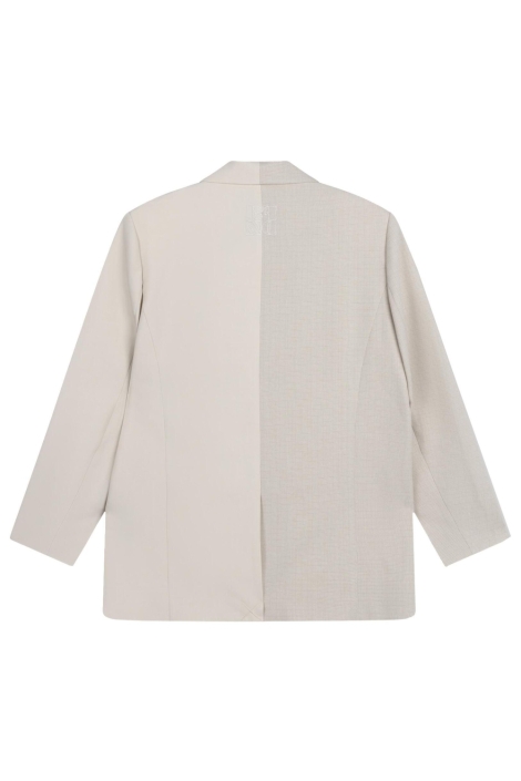 Refined Department beige dames blazer | Achteraanzicht