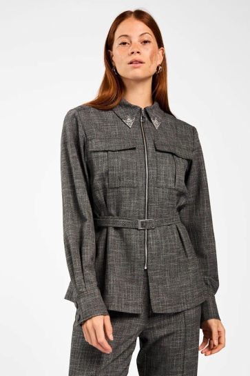 Aaiko Blazer FRANKA VIS 368 000900 BLACK