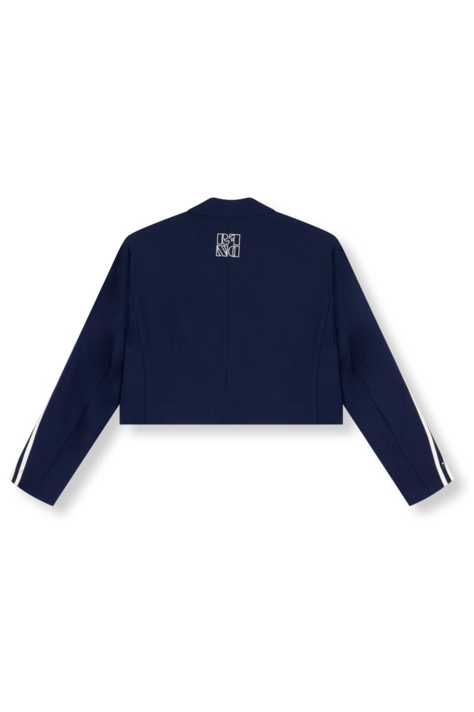 Refined Department blauwe dames blazer | Achteraanzicht