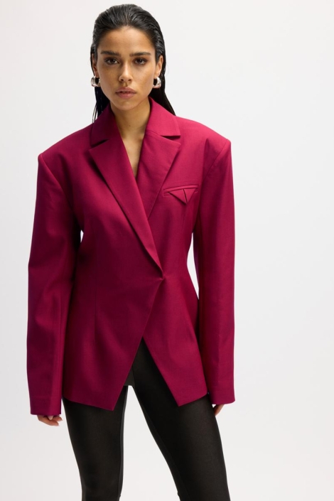 Refined Department bordeaux dames blazer | 