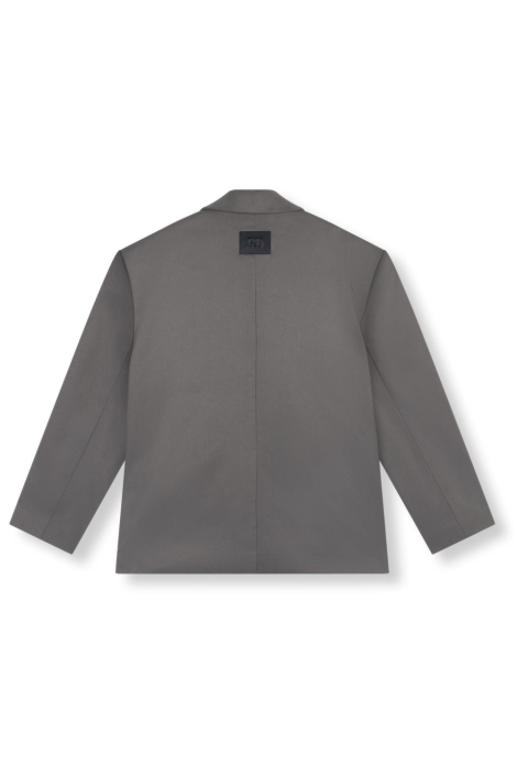 Refined Department grijze dames blazer | Achteraanzicht