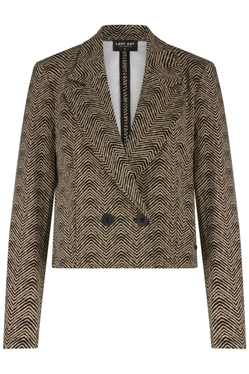 Lady Day Blazer SAM L46 480 2847 HERRINGBONE PRINT