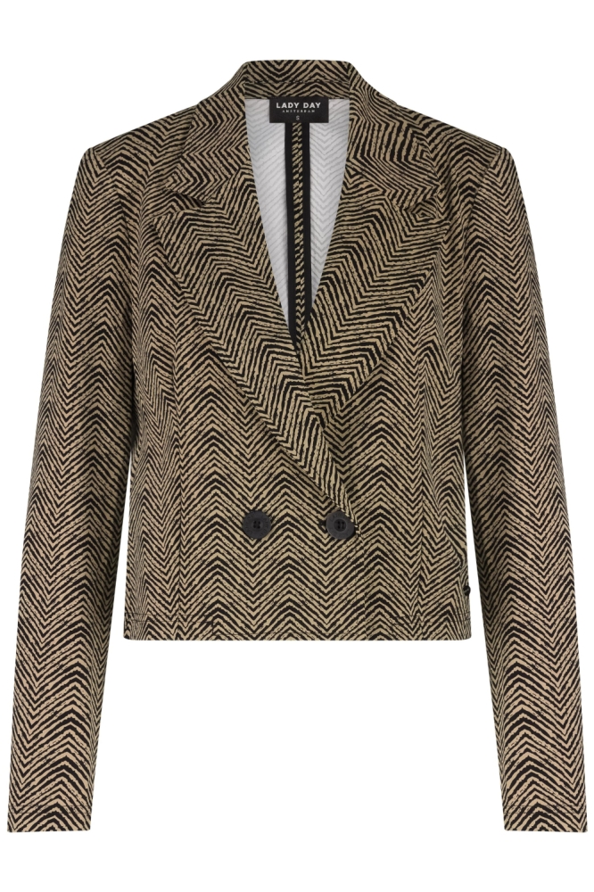 Lady Day zwarte dames blazer | Vooraanzicht