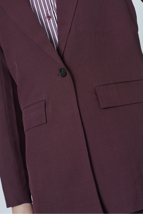 SisterS point bordeaux dames blazer | Close up