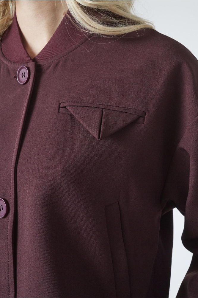 SisterS point bordeaux dames blazer | Close up
