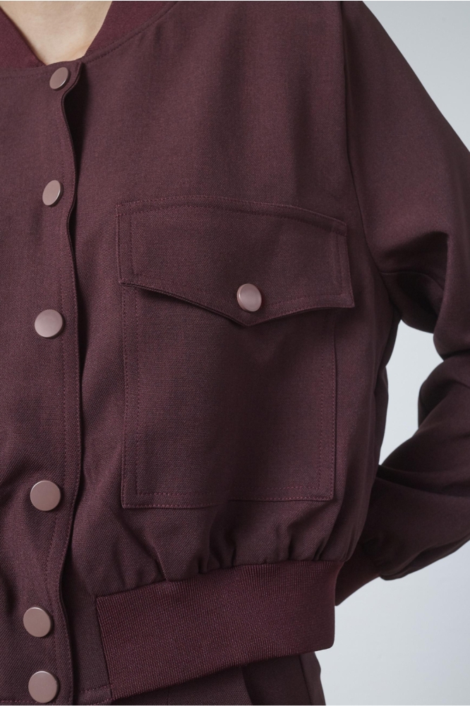 SisterS point bordeaux dames blazer | Close up