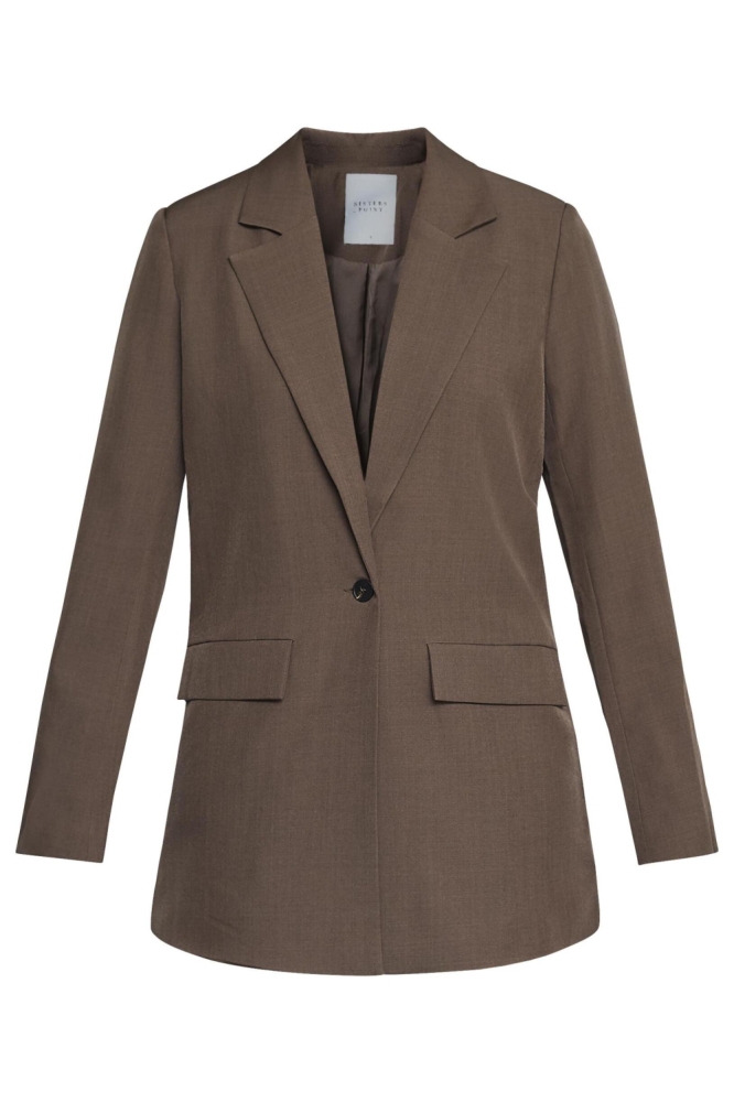 SisterS point bruine dames blazer | Vooraanzicht