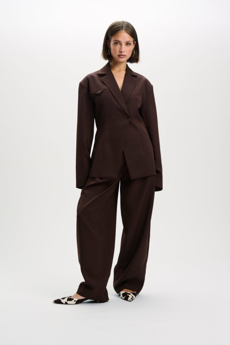 Refined Department bruine dames blazer | Model
