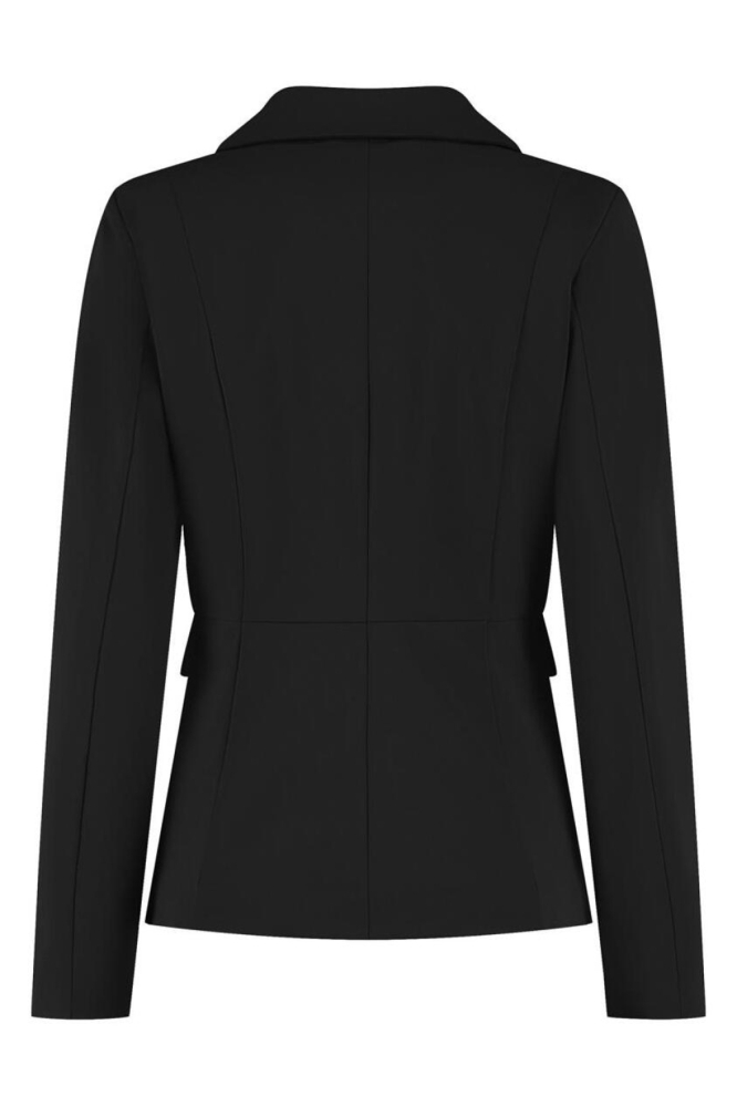 Lady Day zwarte dames blazer | Achteraanzicht