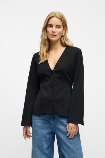Object OBJARIA LISA L/S RE BLAZER NOOS 23047926 Black