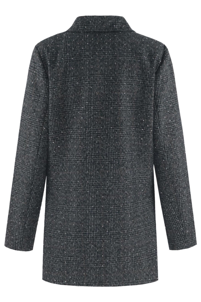 C&S The Label grijze dames blazer | Achteraanzicht