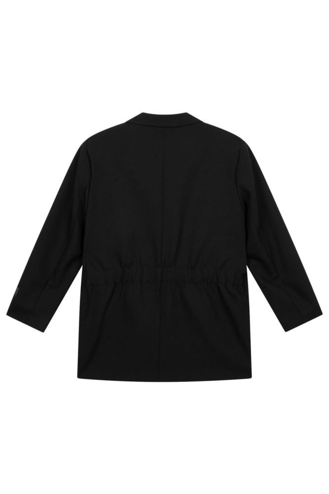 Refined Department zwarte dames blazer | Achteraanzicht