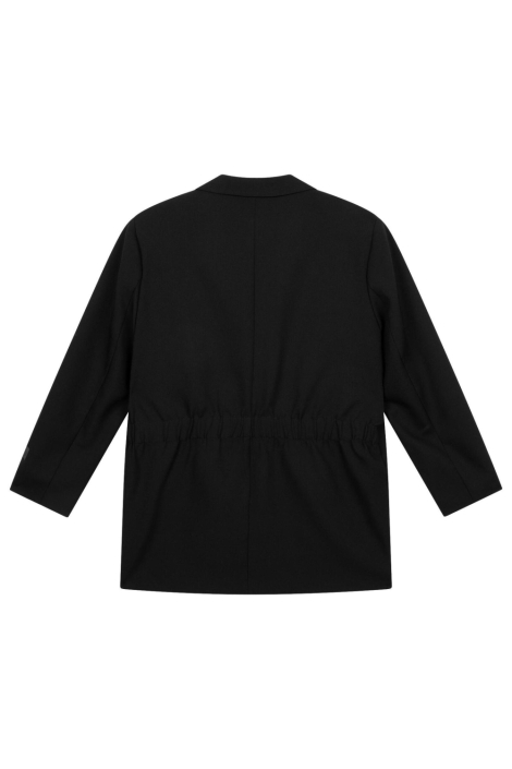 Refined Department zwarte dames blazer | Achteraanzicht