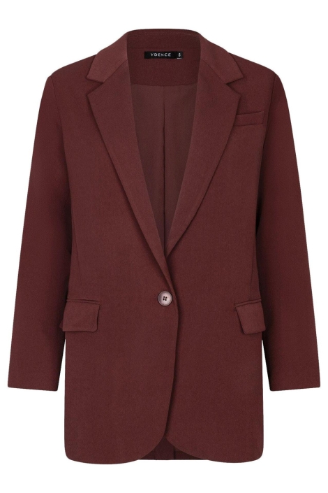 Ydence bruine dames blazer | Vooraanzicht