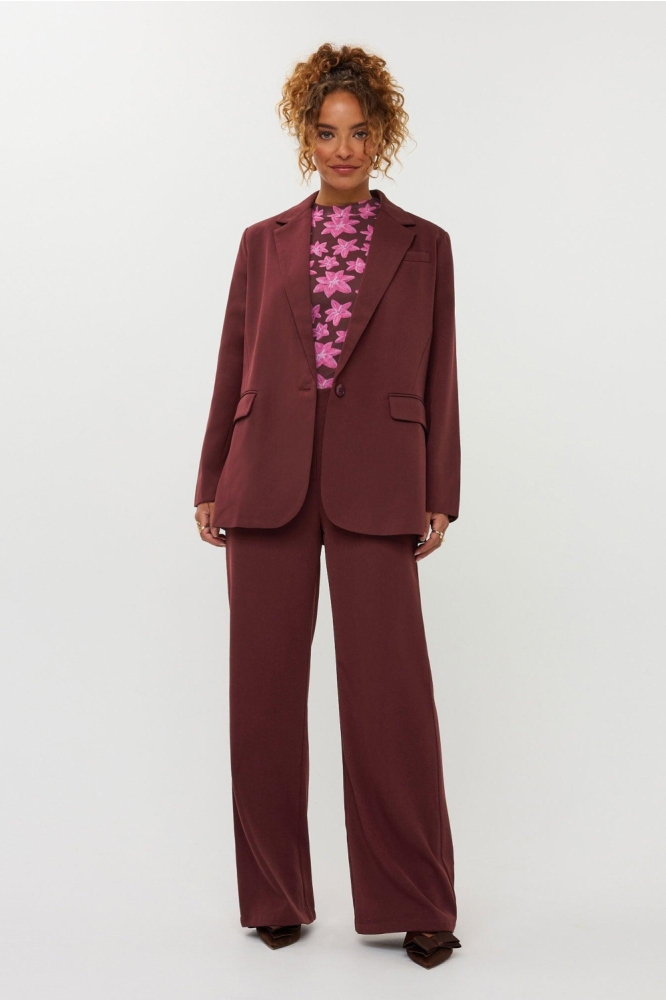 Ydence bruine dames blazer | Model