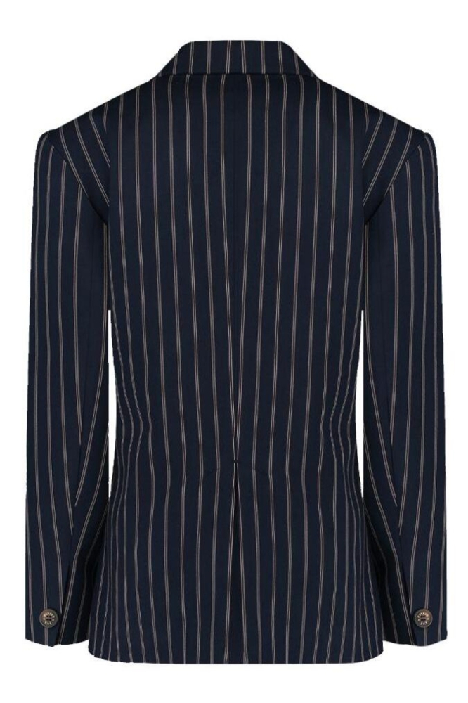 Harper & Yve blauwe dames blazer | Achteraanzicht