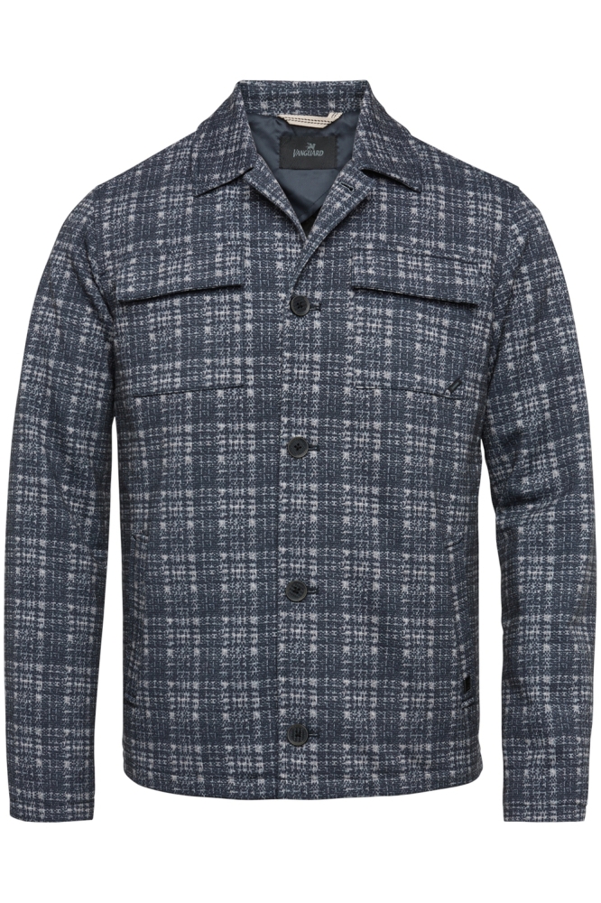 PRINTED CHECK JACKET VBL2210199 5073