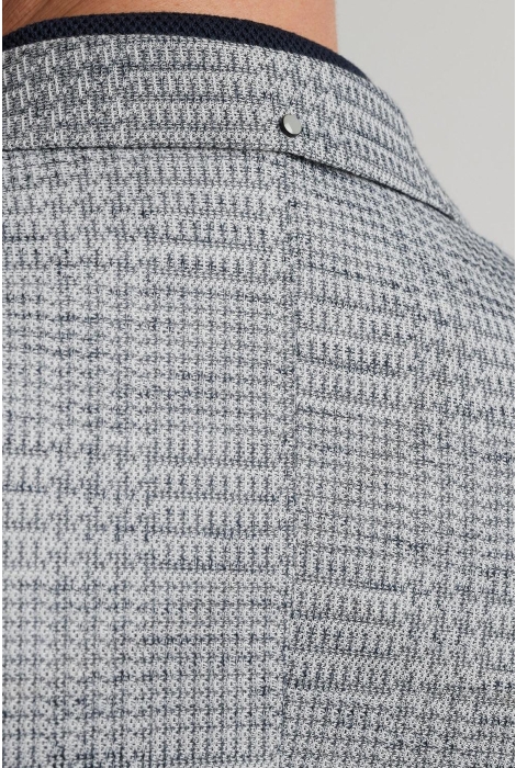 Vanguard blazer knitted check scura