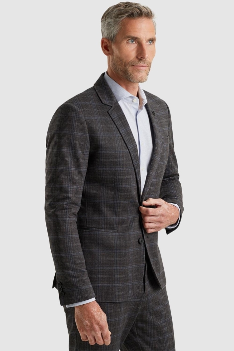 Vanguard grijze heren colbert | Model zijaanzicht