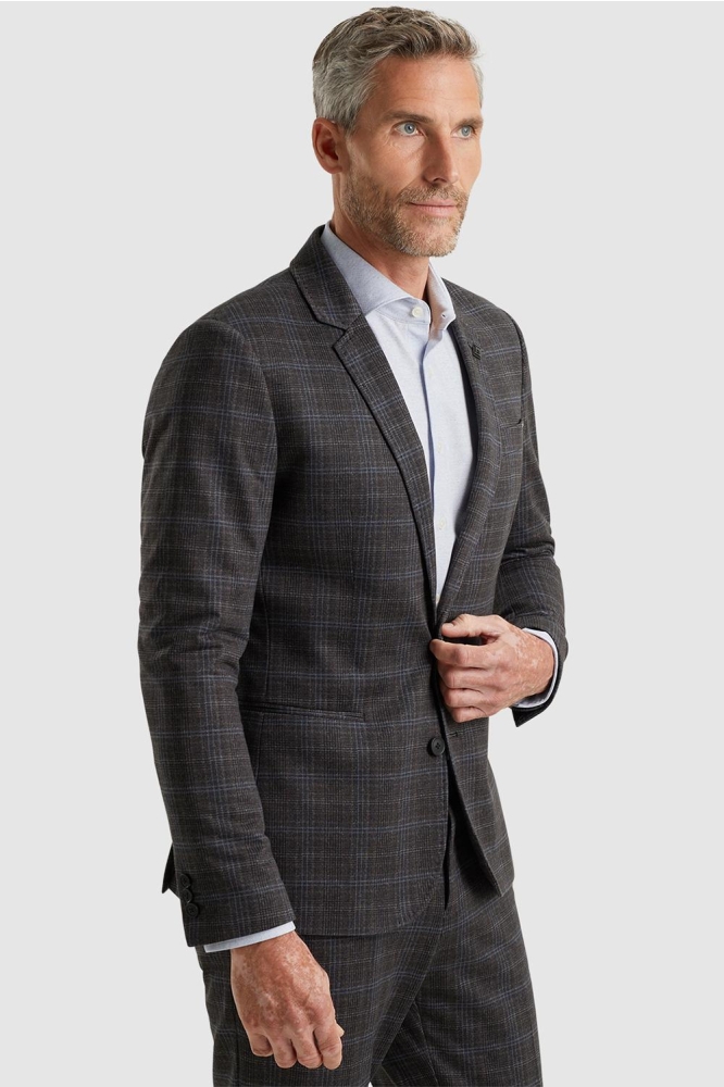 Vanguard grijze heren colbert | Model zijaanzicht