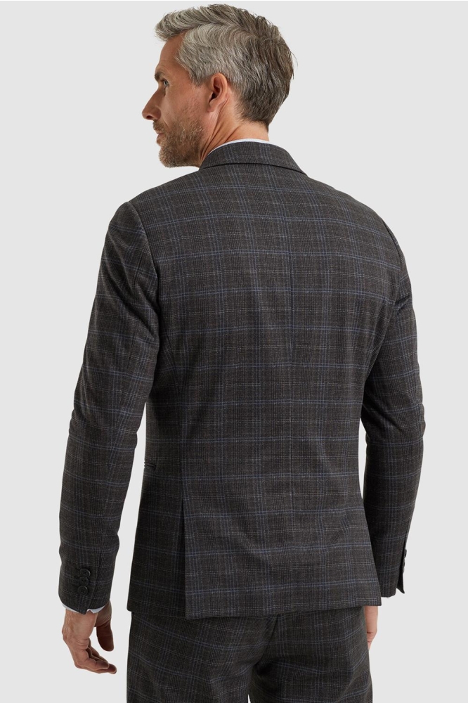 Vanguard grijze heren colbert | Model achteraanzicht