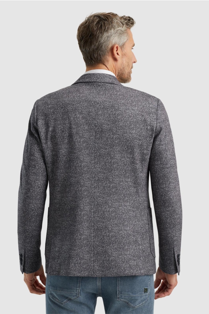 Vanguard grijze heren colbert | Model achteraanzicht