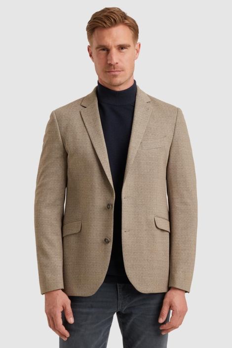 Vanguard camel heren colbert | Model vooraanzicht
