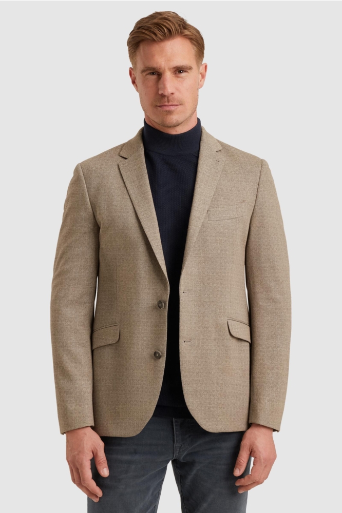 Vanguard camel heren colbert | Model vooraanzicht