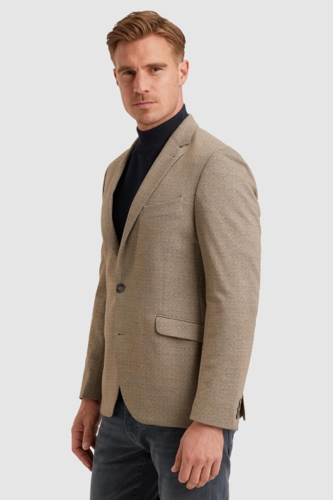 Vanguard camel heren colbert | Model zijaanzicht