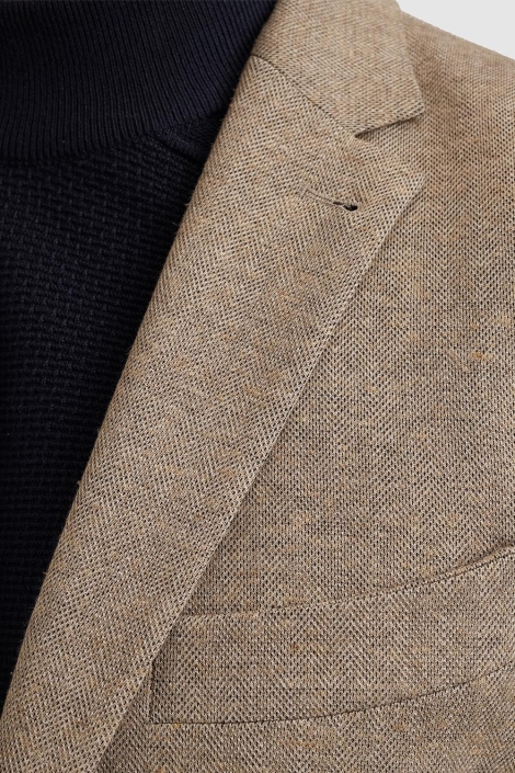 Vanguard camel heren colbert | Close up