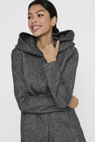 Only Jas onlSEDONA LIGHT COAT OTW NOOS 15142911 Dark Grey Melange