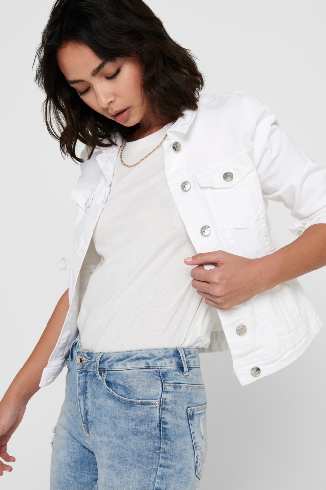 ONLTIA DNM JACKET BB COL BEX168A NO 15177238 White